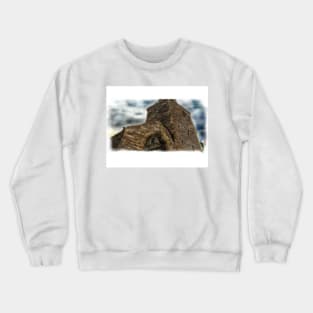 St Serf's Tower in Dysart, Scotland [Digital Architecture Illustration] Crewneck Sweatshirt